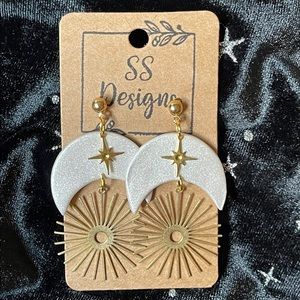 Polymer clay earrings